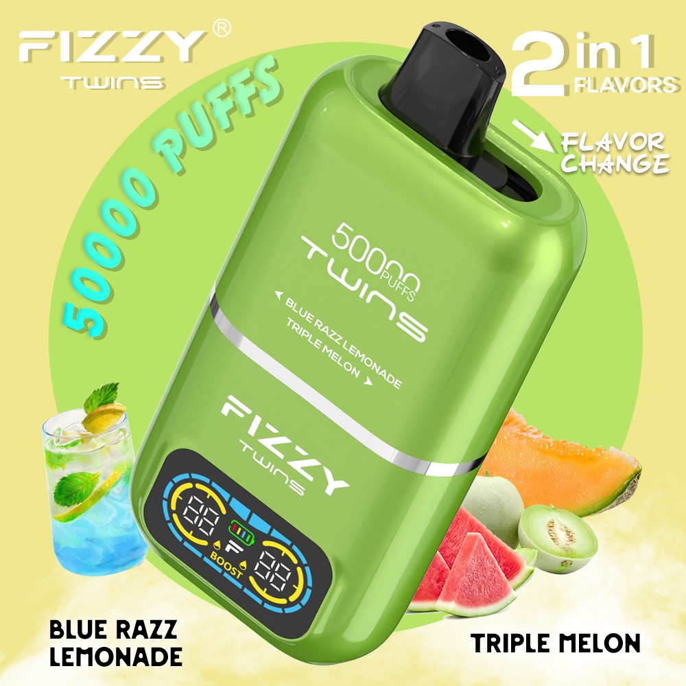 Fizzy Twins 2-Flavors 4. ブルーラズレモネード ＆ トリプルメロン