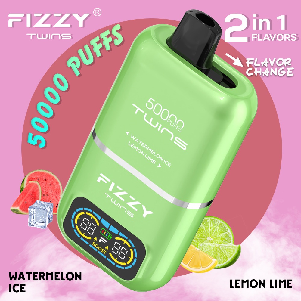Fizzy Twins 2-Flavors 9. メロンアイス ＆ レモンライム