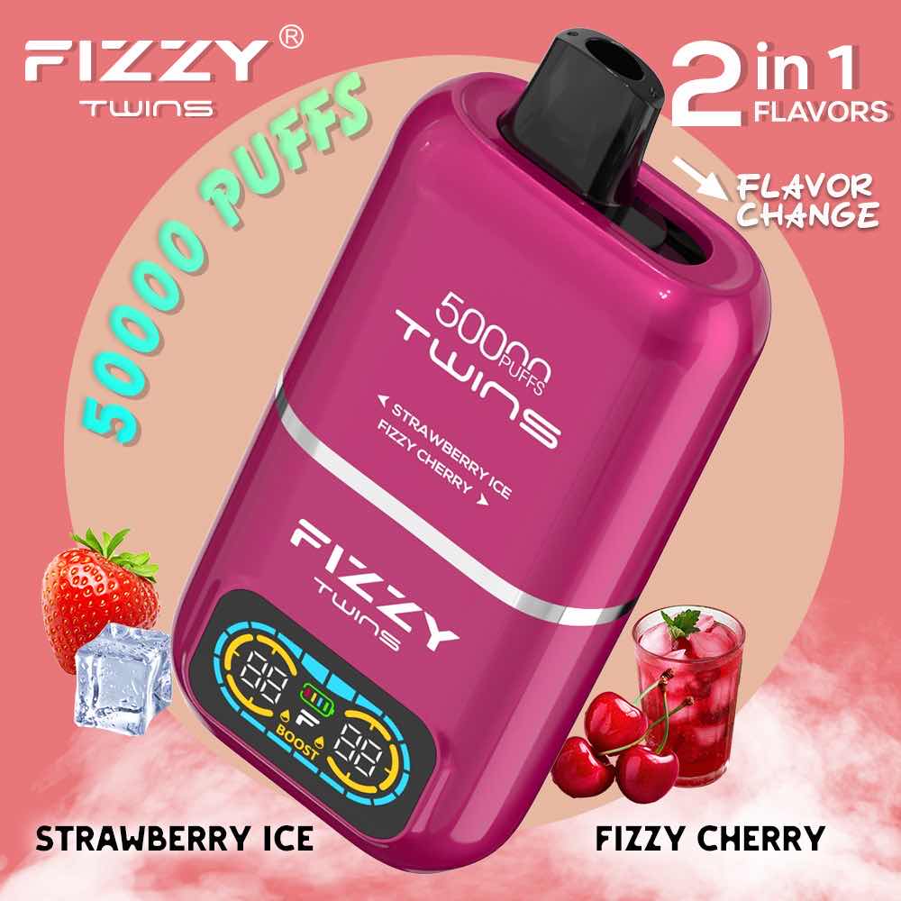 Fizzy Twins 2-Flavors 11. ストロベリーアイス ＆ フィジーチェリー