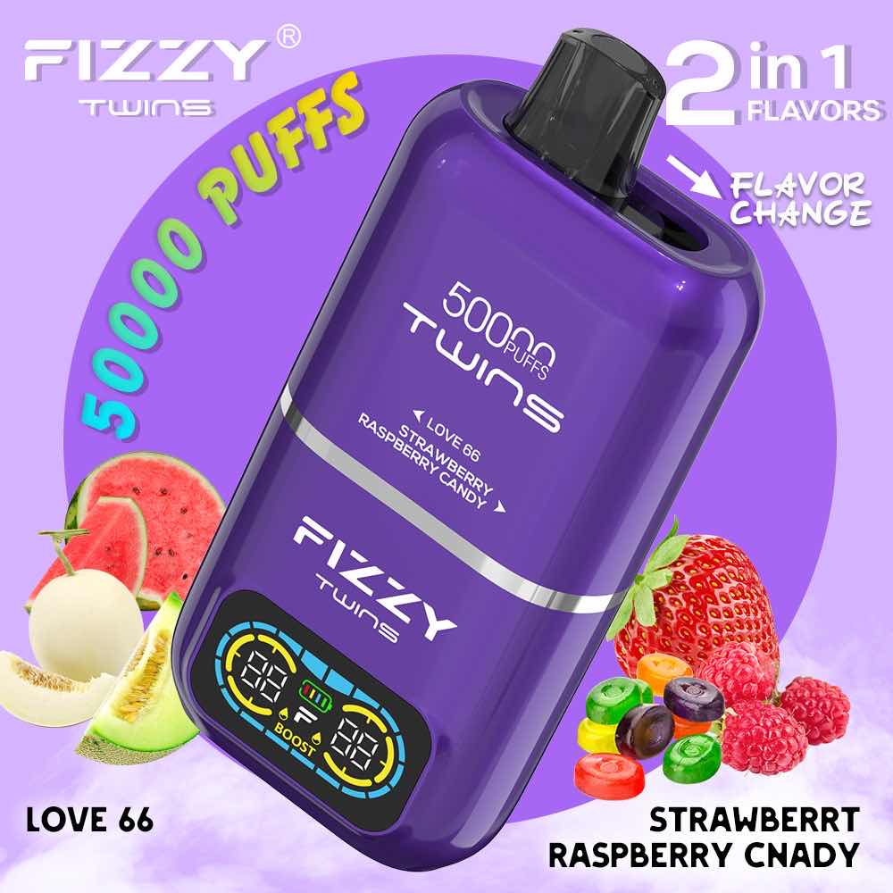 Fizzy Twins 2-Flavors 14. アイ66 ＆ ストロベリーラズベリーキャンディー
