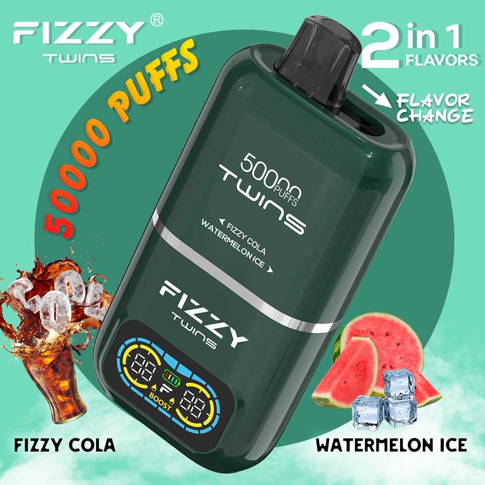 Fizzy Twins 2-Flavors 15. フィジーコーラ ＆ スイカアイス